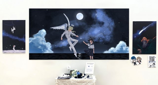 『月下、燭火を灯す』<br>ストーリーマンガ ＆ イラスト<br>三浦 伊織　Miura Iori 
