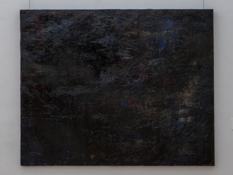 『夜の風景』<br>F100　油彩<br>近藤 隆之祐　Kondo Ryunosuke
