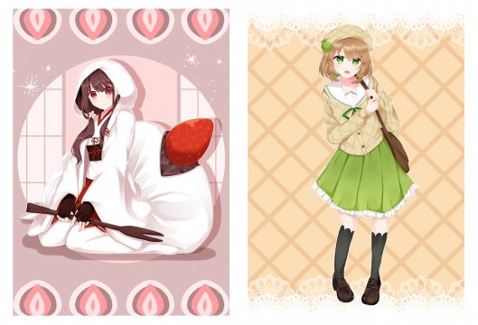 『Dolce Fantasia』(キャラクターイラスト)　橋本 美織