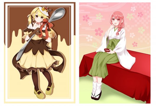 『Dolce Fantasia』(キャラクターイラスト)　橋本 美織